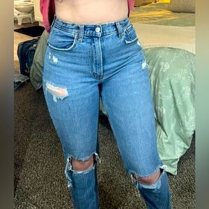 Abercrombie & fitch high rise jeans